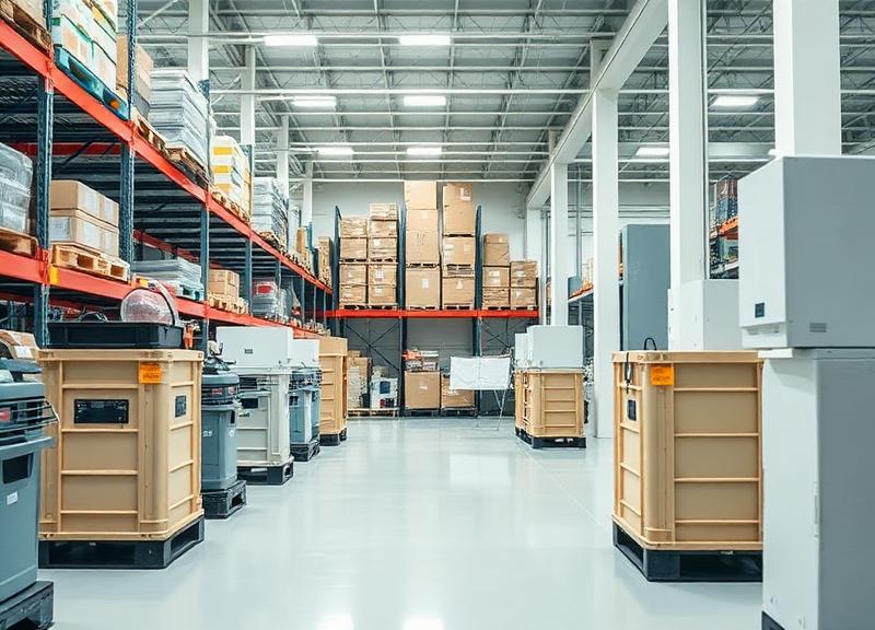 Healthcare logistics warehouse